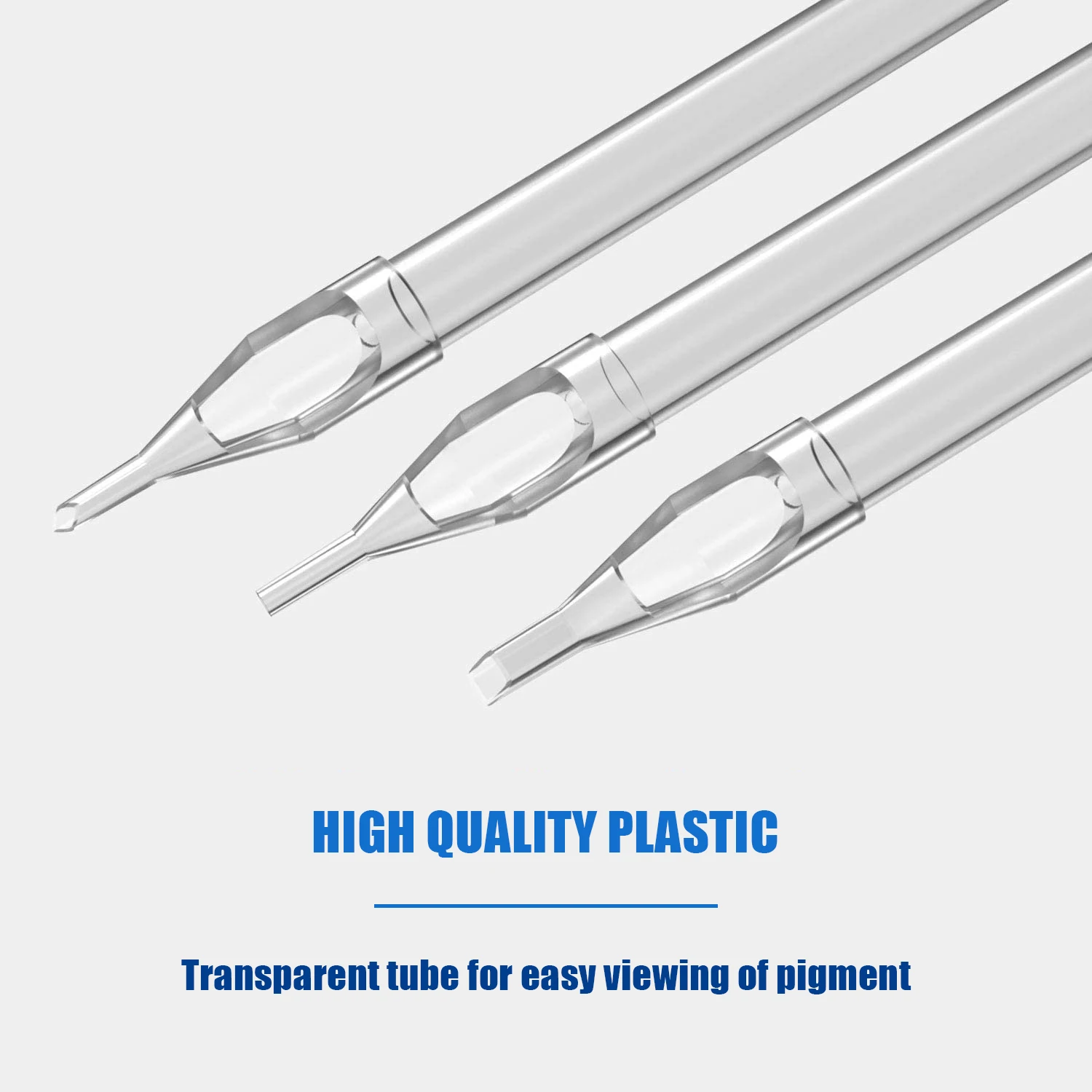 100/50PCS Long Tattoo Nozzles Tips Tube Plastic Sterilized Disposable Tattoo Tips Tube for Coil Machine Needle Supply RT FT