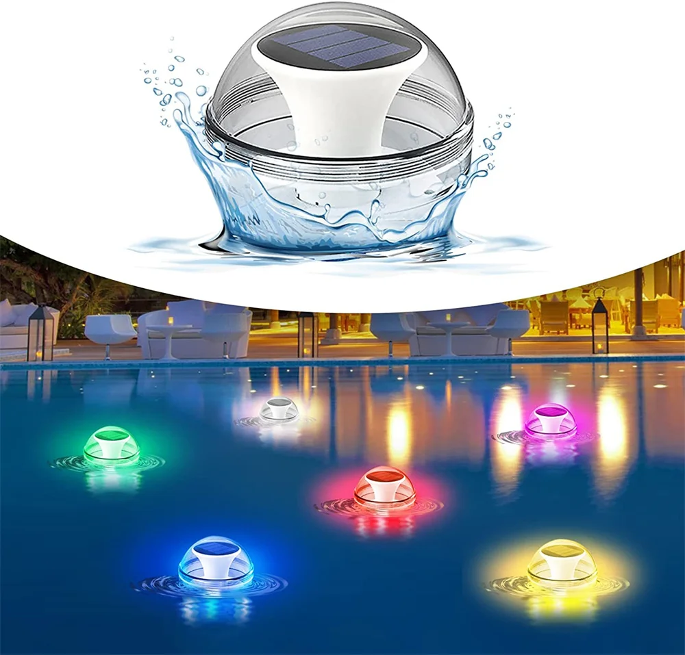 

Solar Water Drift Lamp LED Floating Light IP65 Waterproof Swimming Pool Light Submersible LED Lights Garden Pool Pond Fountain