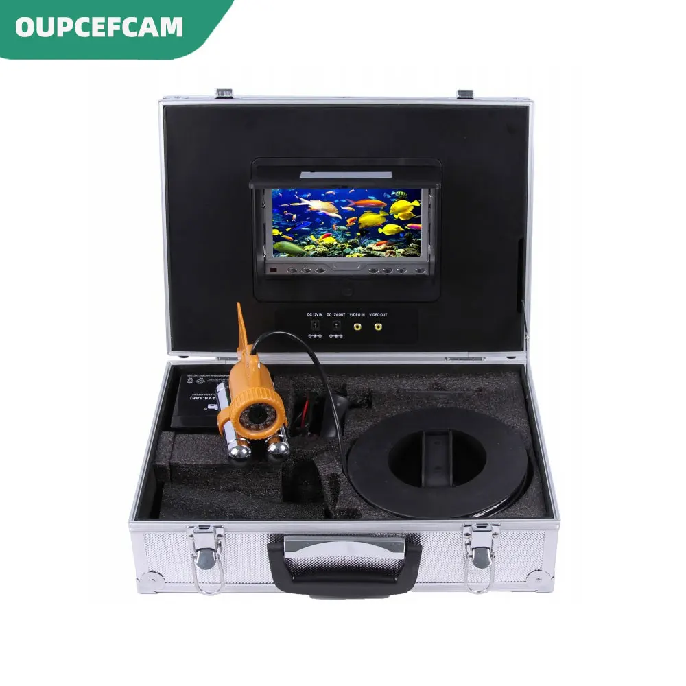 

7 Inch Color Monitor Underwater Fishing Camera Fish Finder High Definition Diving Camera 20m/30m/50m/100m High-Quality Cable