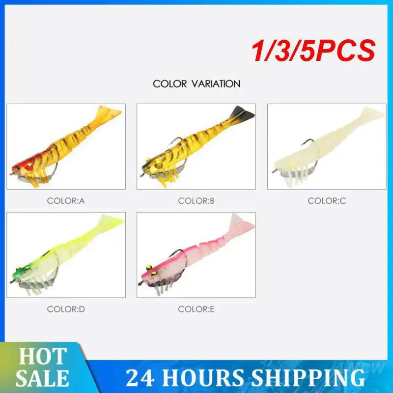 

1/3/5PCS Fake Bait 3d Stereo Realistic False Bait Fishing Supplies Bionic Bait Strong Penetrating Hard Biomimetic Bait Luya Bait