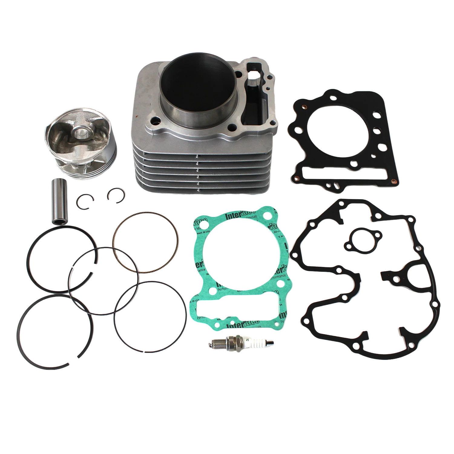 Cylinder Piston Rings Gasket Kit 12191-Kcy-672 13011-Kcy-670 For Honda Xr400r Sportrax 400 Trx400ex 2x4 12100-Hn1-A70 Car Parts