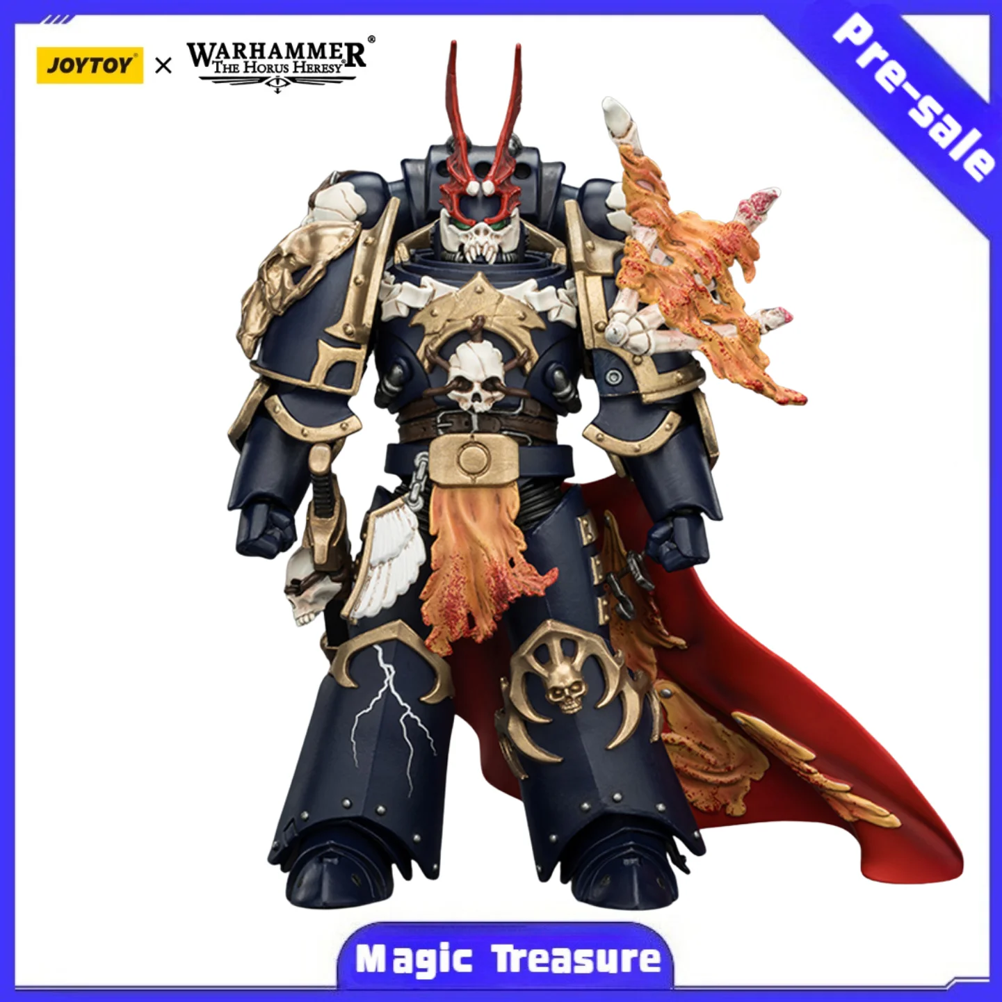 

【Pre-sale】JOYTOY Warhammer 40K Night Lords Sevatar First Captain of The Night Lords The Prince of Crows 1/18 Action Figure