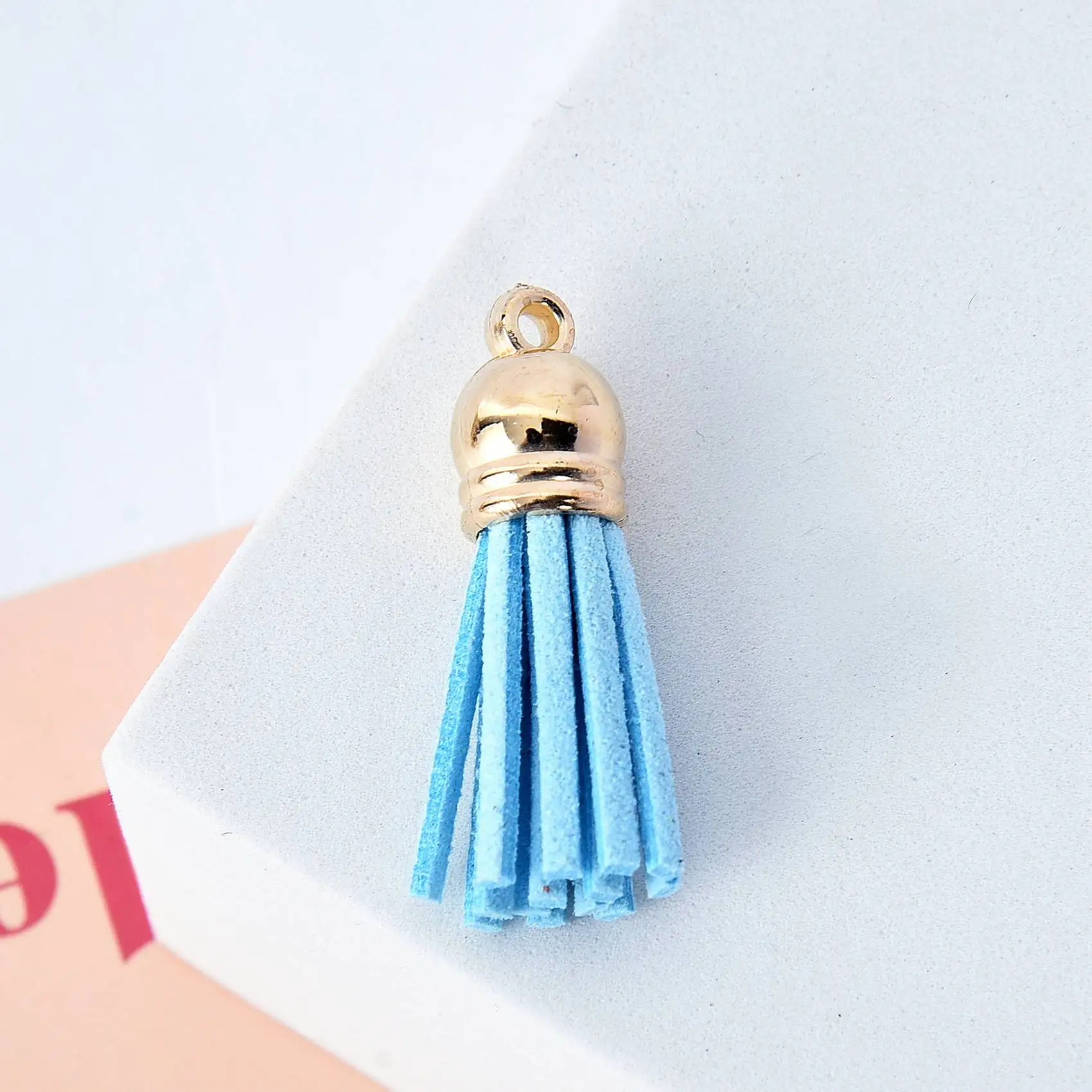 100Pcs Keychain Tassels Leather Tassel Jewelry Making Tassel Pendants Tassel Charm for Keychain DIY Craft Supplies