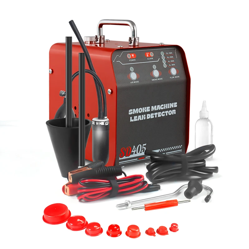 Yibo SD405 analizador de motor automático de alta eficiencia Detector de fugas de humo para herramientas de diagnóstico de fugas de aceite de refrigeración de entrada de camión