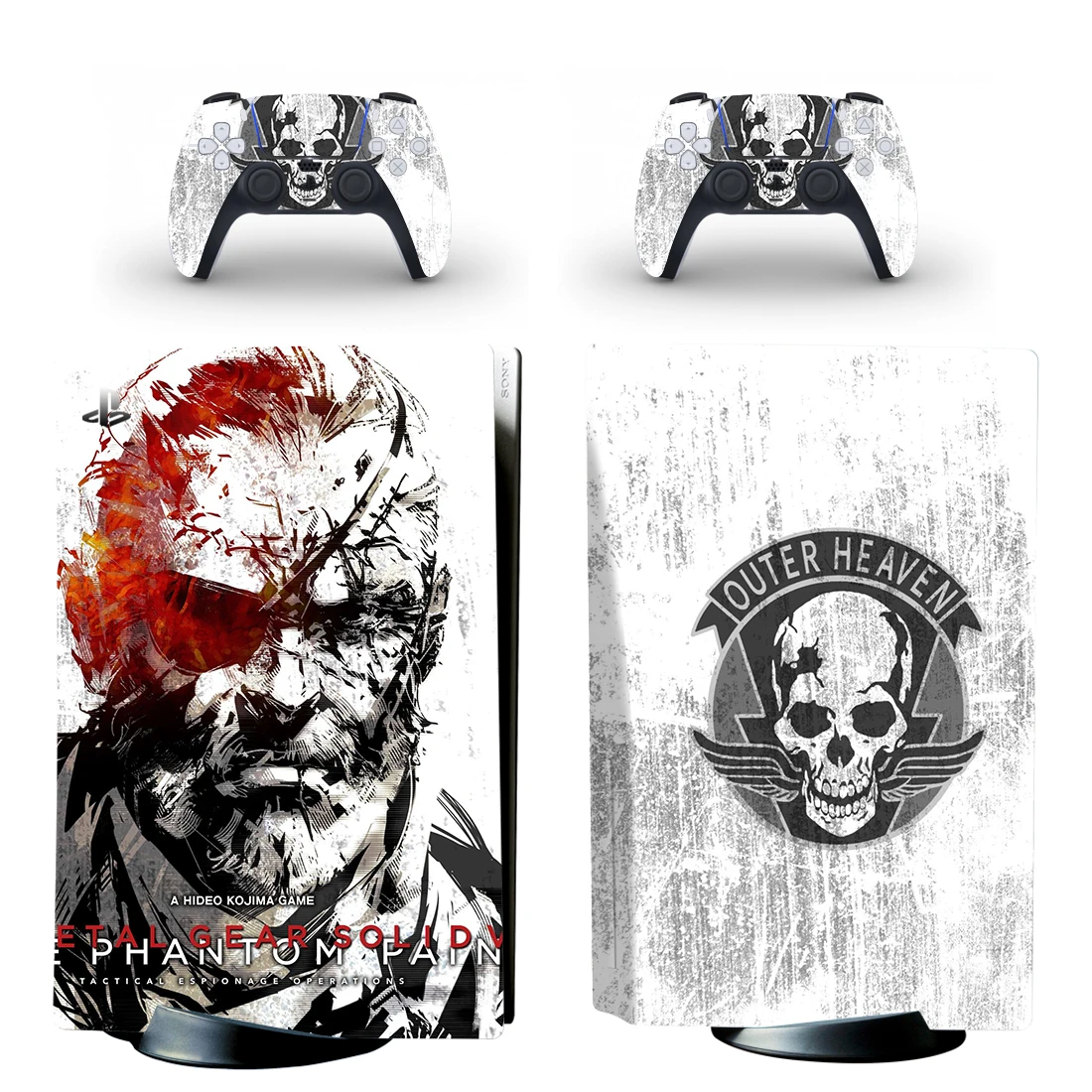 Metal Gear Solid PS5 Disc Skin Sticker decalcomania Cover per Console Controller PS5 Disk Skin Sticker Vinyl