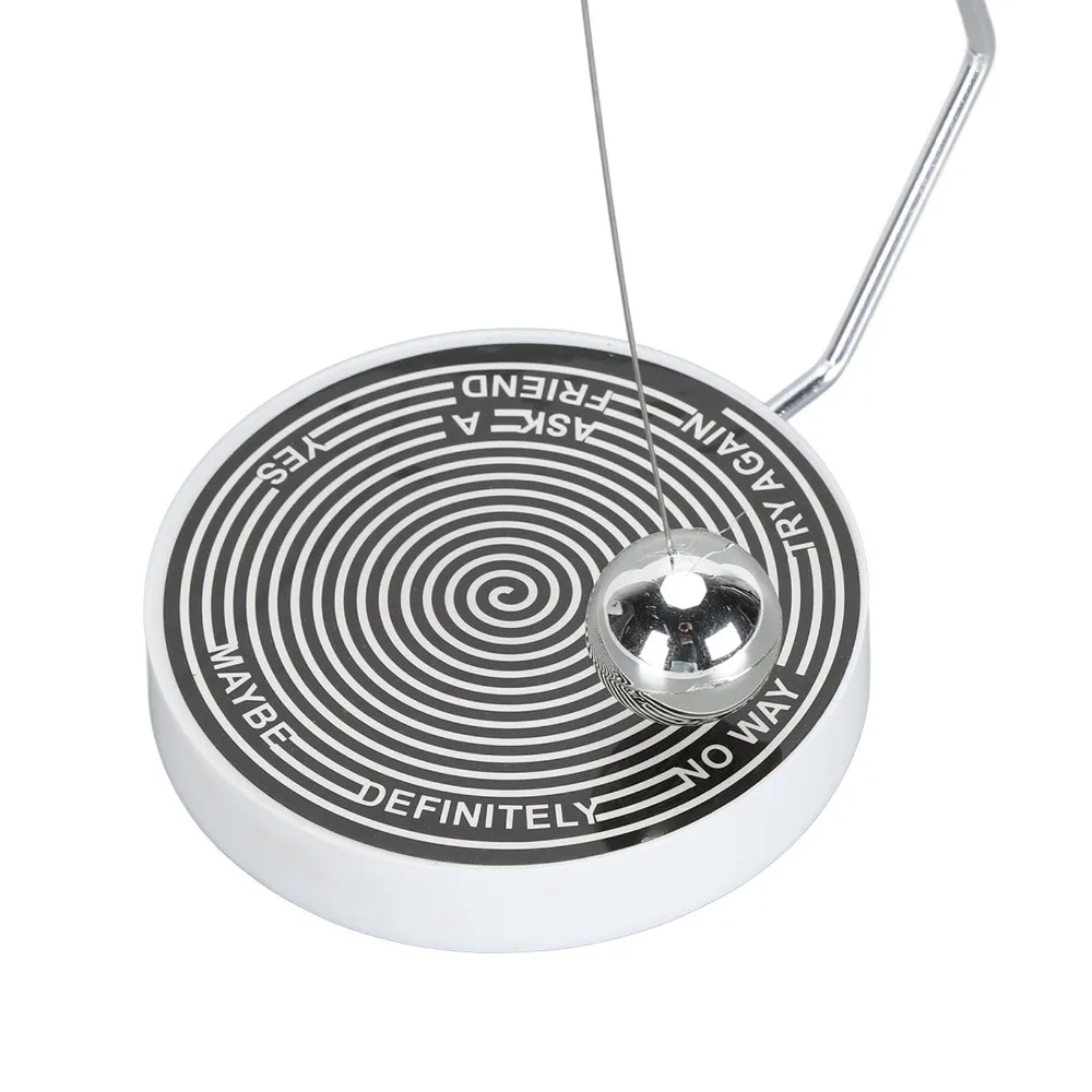 Metal Decision Maker Ball Desk Toy Reduce Stress Luck Magnetic Decision Maker Ball Swing Toy Magnetic