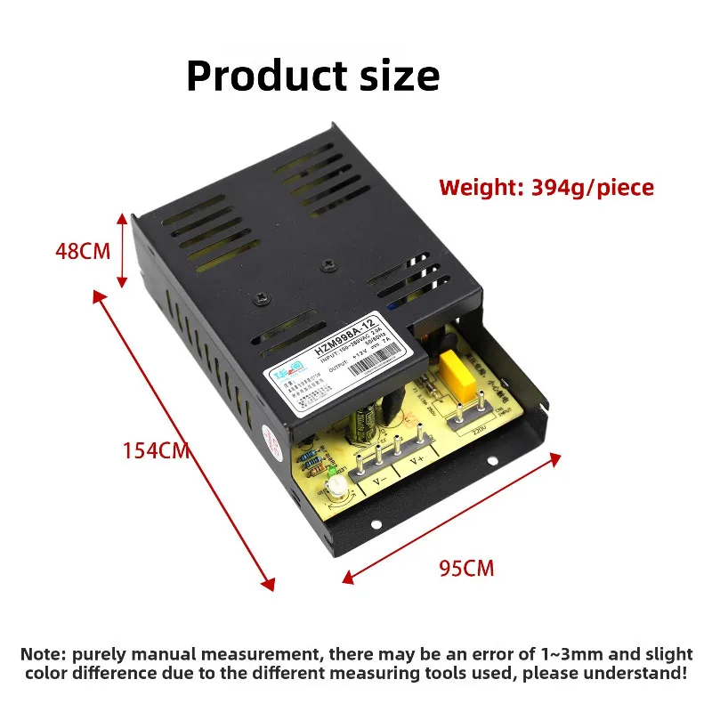 Power Supply Box for Cannon Paradise Pinball Machine HZM998A 12V 7A For Arcade City Game Machine Gaming Console Power Adapter