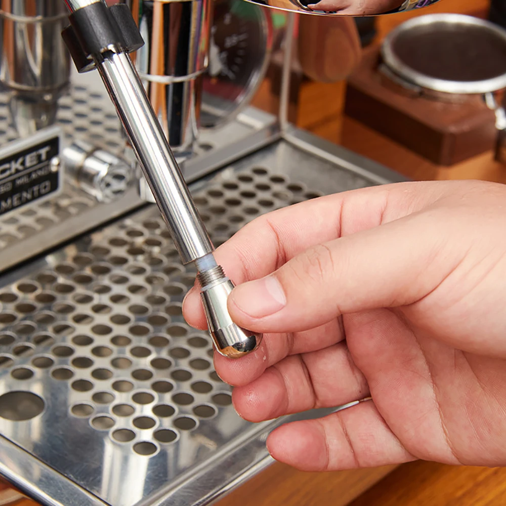 Ugello per vapore per macchina da caffè in acciaio inossidabile da 1 pz. Ugello per vapore per caffè a tre fori/quattro fori in acciaio inossidabile