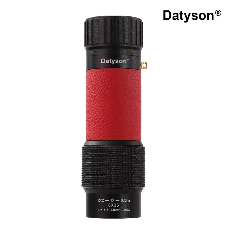 

Монокуляр Datyson 8x25 с призмой BAK-4, цельнометаллический корпус, линзы с FMC-покрытием, монокулярный телескоп для походов, наблюдения за птицами и путешествий