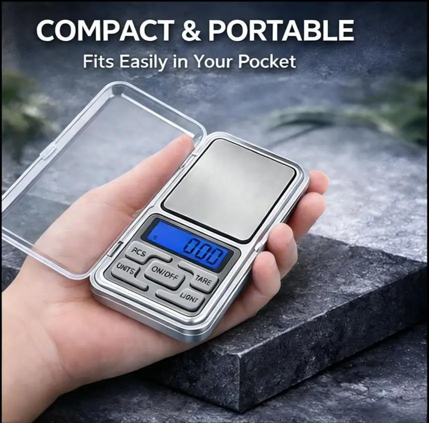  Portable Mini Jewelry Scale High Precision Antique Electronic Weighing Tea Household Gold Weight 