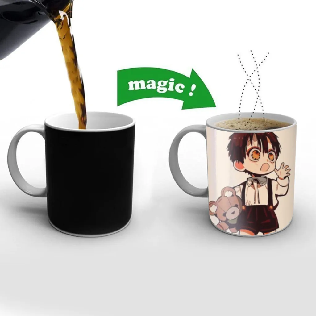

Anime Hanako-kun Movie Friends Birthday Gifts Color Changing Magic Ceramic Creative Coffee Mugs