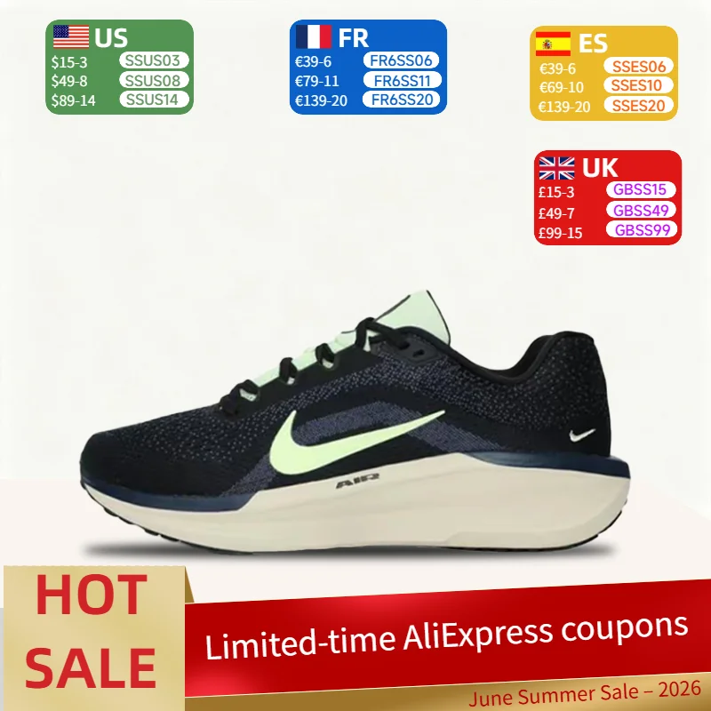 

Nike Winflo 11 WMNS Comfortable, Versatile, Durable, Responsive, Soft Low-Top Casual Running Shoes Men's Black/Blue IH0637-071