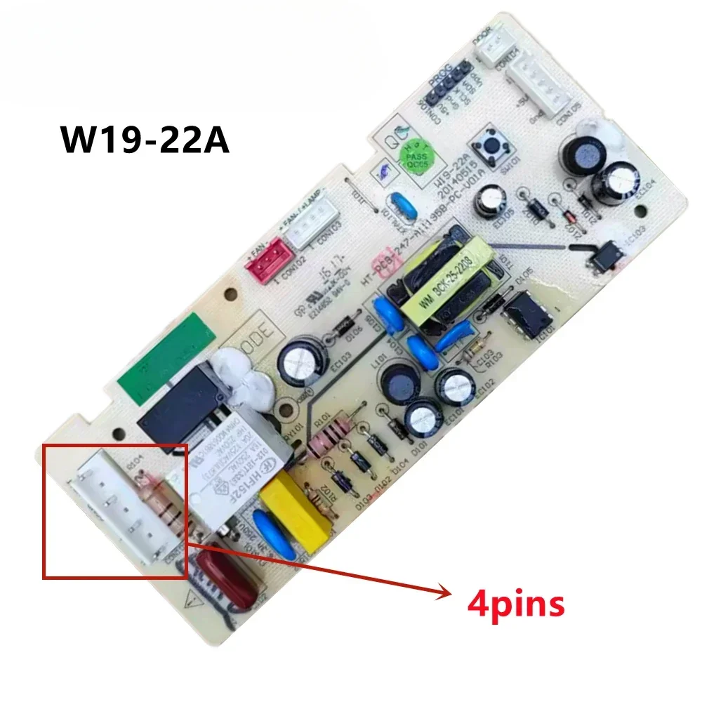 

W19-22 W19-22A Candy / Hoover Refrigerator Circuit Board Fridge Main PCB Power Control Board HT-PCB-247-A11195A-PC-V06