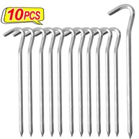 Aluminum Alloy Tent Stakes 7 Inch Hexagonal Camping Pegs Heavy Duty Ground Anchors Durable Tent Nails for Outdoor Camping Hiking