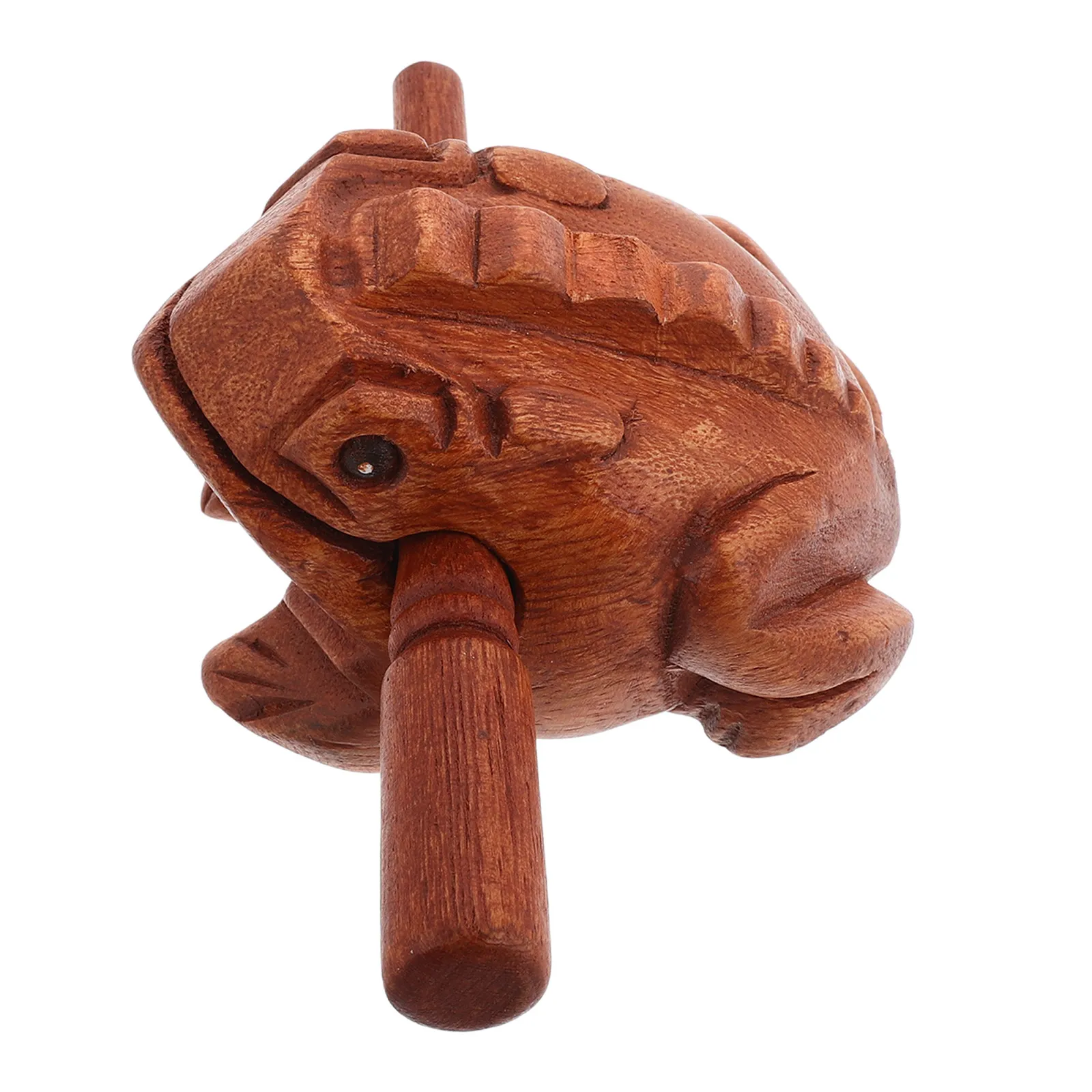 

Деревянная лягушка-струнка: музыкальный инструмент ручной работы, тайский декор, забавный звук лягушки, деревянный блок-перкуссионный инструмент, развивающая игрушка