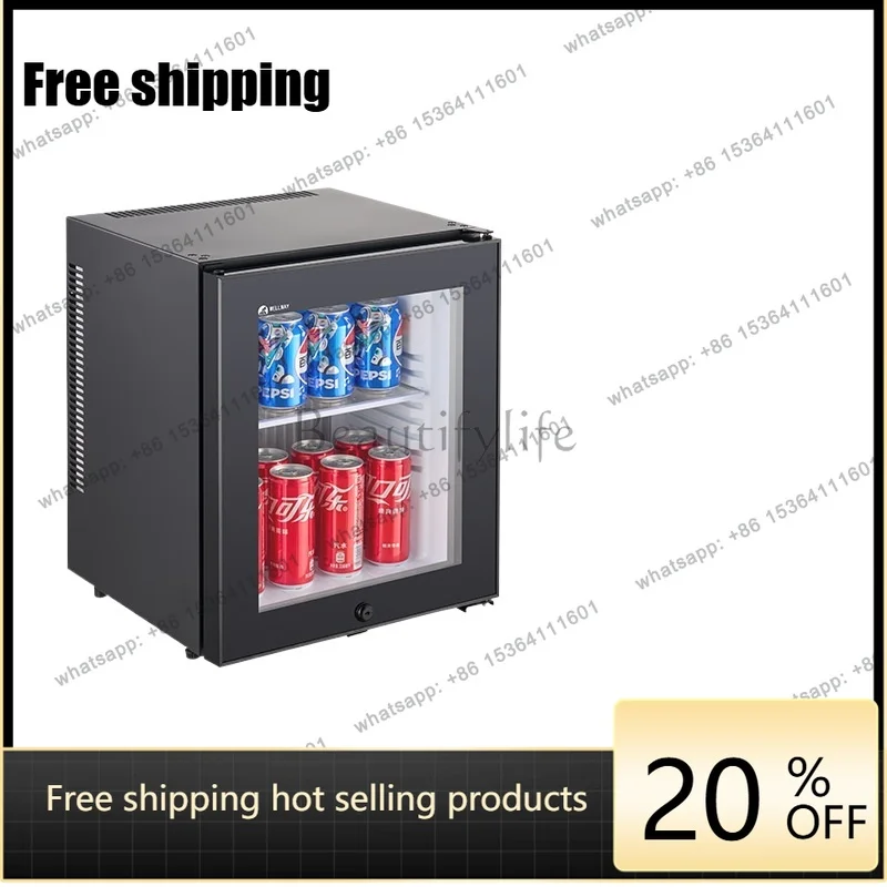YJ DT-30AG Single Door Mini Refrigerator Car & Home Dual Use Cooling Cooler For Vehicle Household Food Drinks Storage