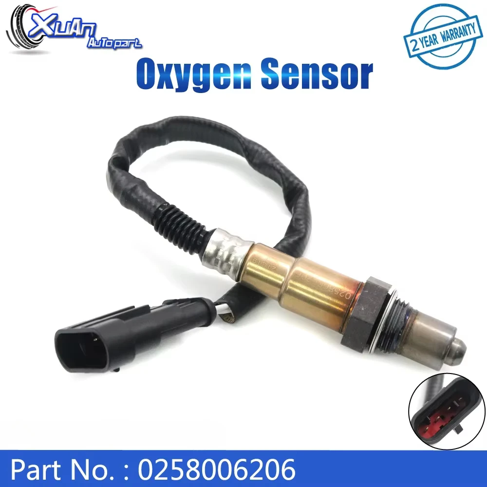 XUAN Probe Air Fuel Ratio Lambda Oxygen O2 Sensor 0258006206 For Alfa Romeo 156 GTV Spider Fiat Lancia 0258006731