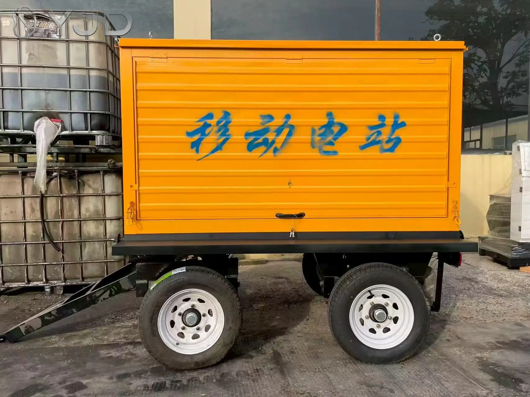 Weif-ang Engine R4108ZD 50KW 62KVA Silent Diesel Generator with Rain Shelter Outdoor Type Diesel Generator Set 110V/220V/380V