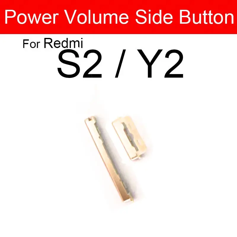 Power On/Off Side Button For Xiaomi Redmi Redmi S2 Y2 Y3 Volume Audio Control Side Key Button Repair Replacement Parts