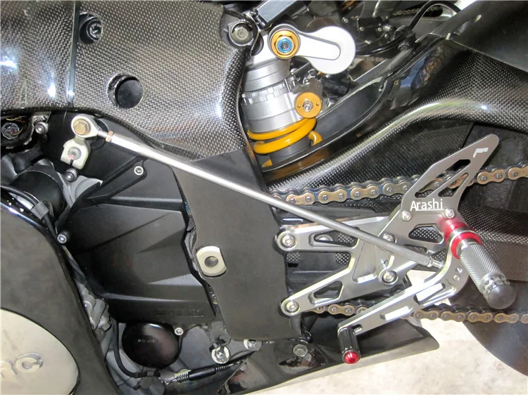 Motorcycle Accessories CNC Adjustable Rear Set Rearsets Footrest Foot Rest For YAMAHA R6 2003 2004 2005