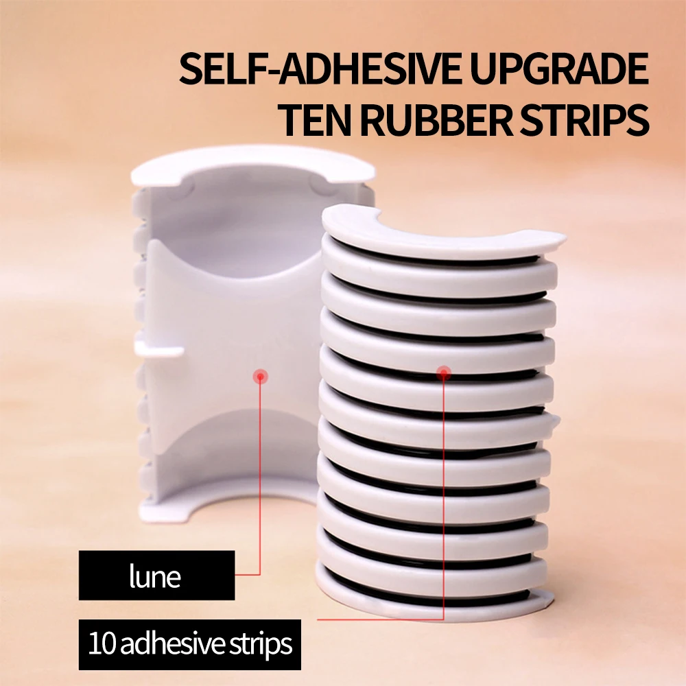 10 pezzi striscia di colla per ciglia riutilizzabile autoadesiva senza colla estensioni di sollevamento delle ciglia accessori strumenti per il trucco striscia di colla per ciglia