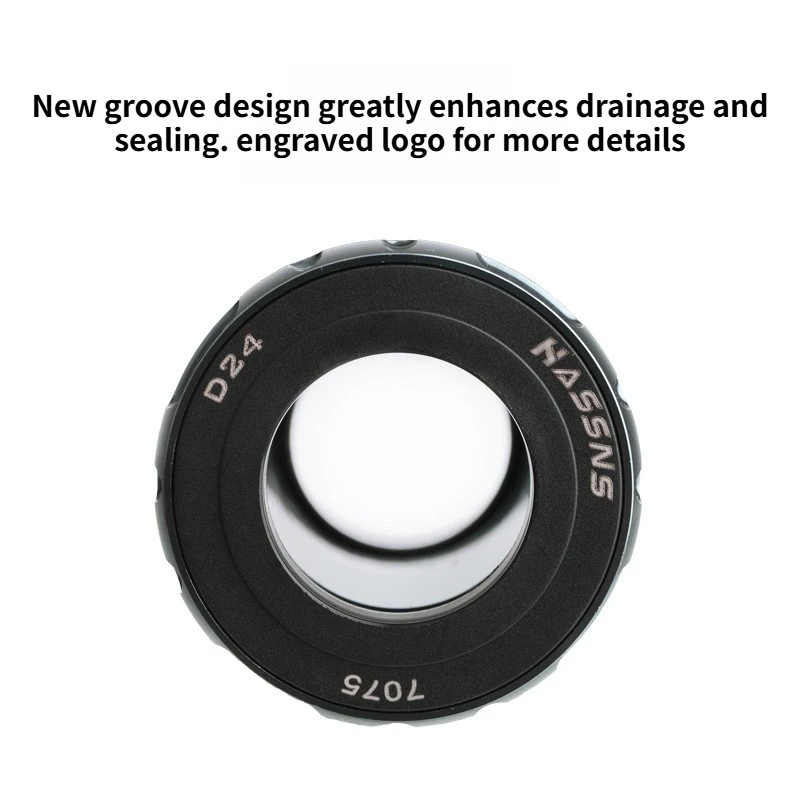 HASSNS Keramik-Innenlager, Gewinde 24 mm, 68/73 mm, versiegelte Keramiklager, Innenlager für Shimano Sram Prowheel Fahrradkurbel – Detail 13