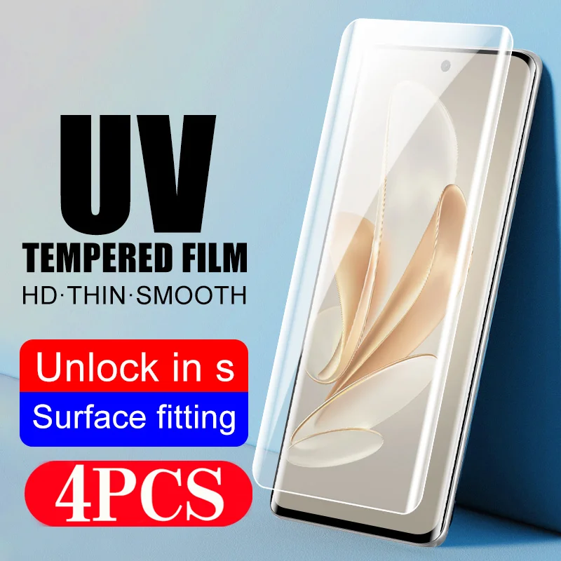 4Pcs Uv Tempered Gl… - image