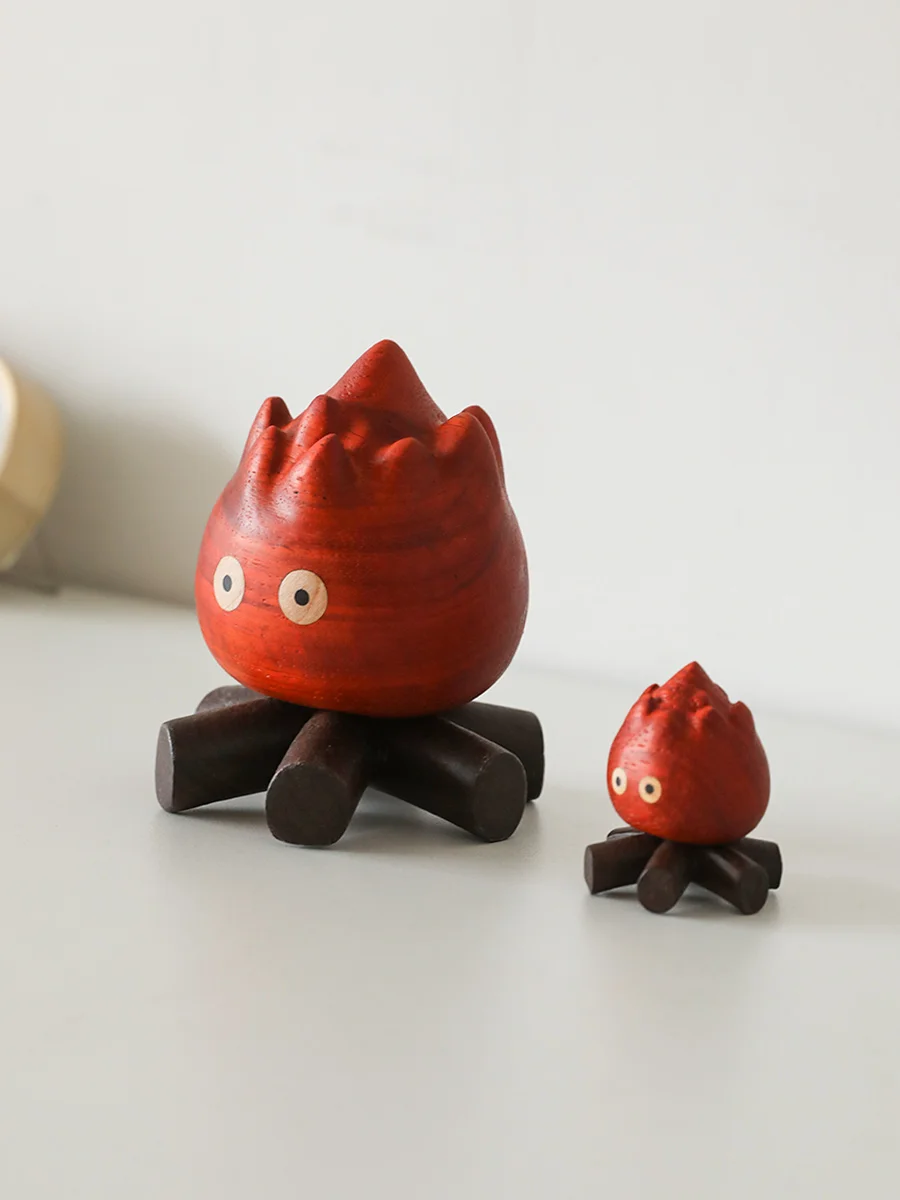 

Small Fire Ornament Cute Log Creative Gift Home Decoration Flame Living Room Car Desktop Ornament