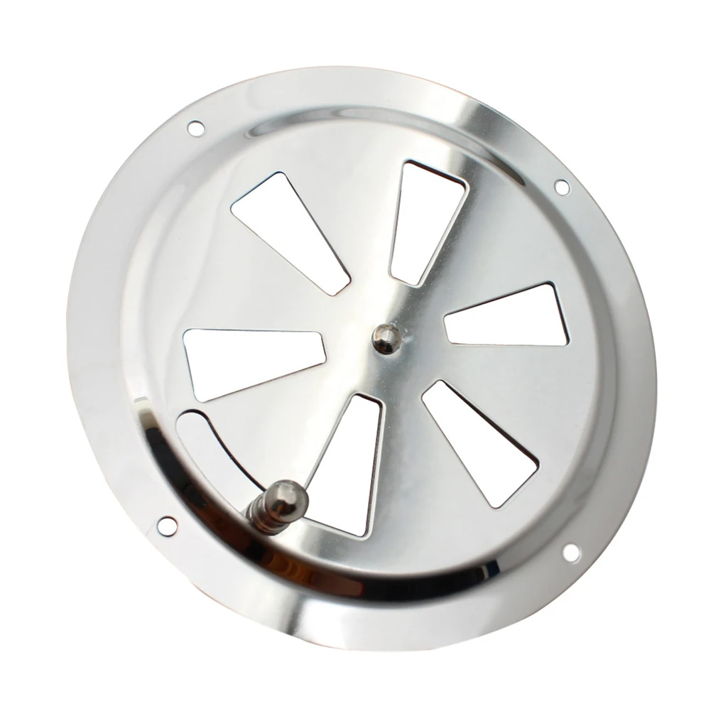 1pcs Adjustable Ventilation Grilles For Marine 125mm 150MM Stainless Steel Ventilation Grille With Side Knob For Exhaust Airflow