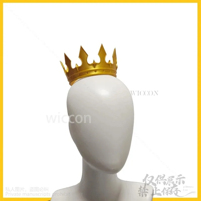 

asdh8@Anime Game Altria Pendragon Fate Cosplay Saber 3D Polylactic Acid Crown headwear Golden Birthday Party Customized