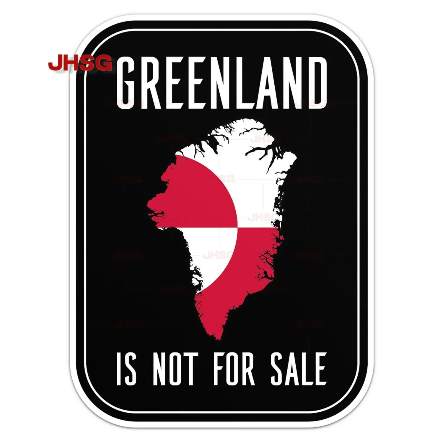 

Greenland Does Not Sell Stickers for Vinyl Car Bumpers, Car Windows, and Exterior Decorations-