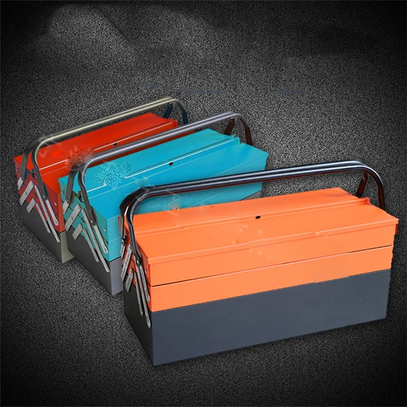 

CT128502 Multi-Function 85 Piece Set Car Repair Tool Portable Household Combination Complete Iron Sheet Foldable Manual Tool Kit