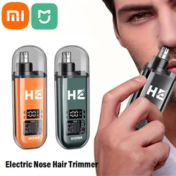 Xiaomi-Mini aparador elétrico portátil de pêlos, corte indolor e relaxado, USB recarregável, eletrodomésticos para homens