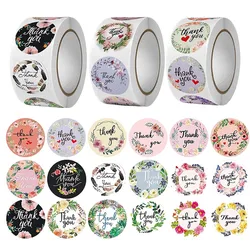 500 stücke 25mm danke Aufkleber selbst klebende Etiketten für Schmuck Hochzeit Geschenk verpackungen Tags Tasche Klein unternehmen Verpackung Großhandel