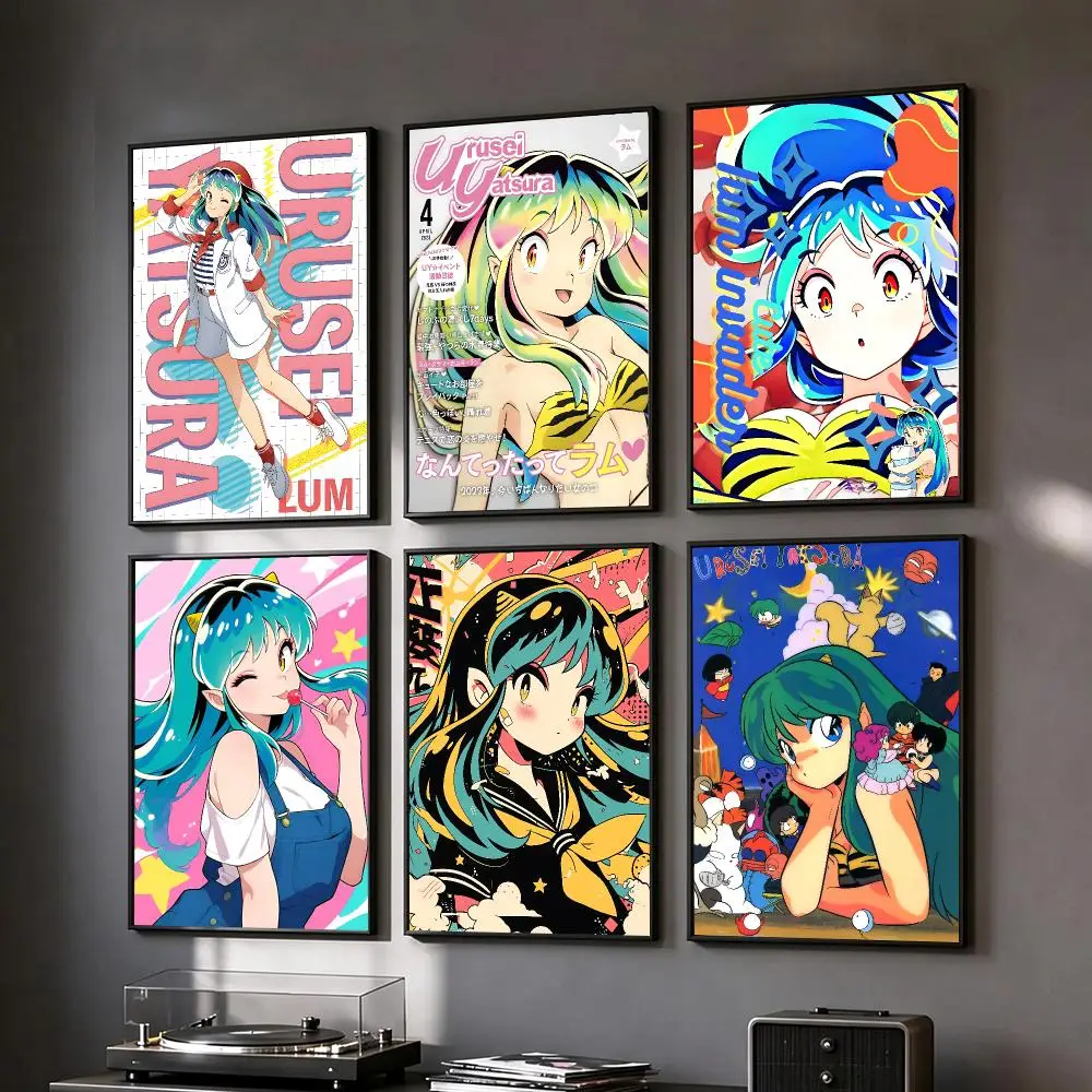 anime Urusei Yatsura New Arrival Popular Art Print Poster HD Wall Art Sofa Home Decor Gift For Fans