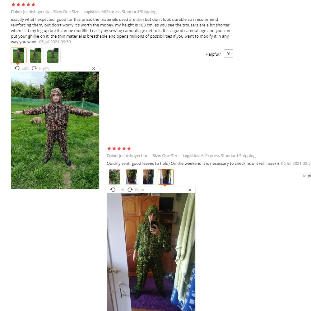 New-Sticky Flower Bionic Leaves Camouflage Suit Hunting Ghillie Suit Woodland Camouflage Universal Camo Set