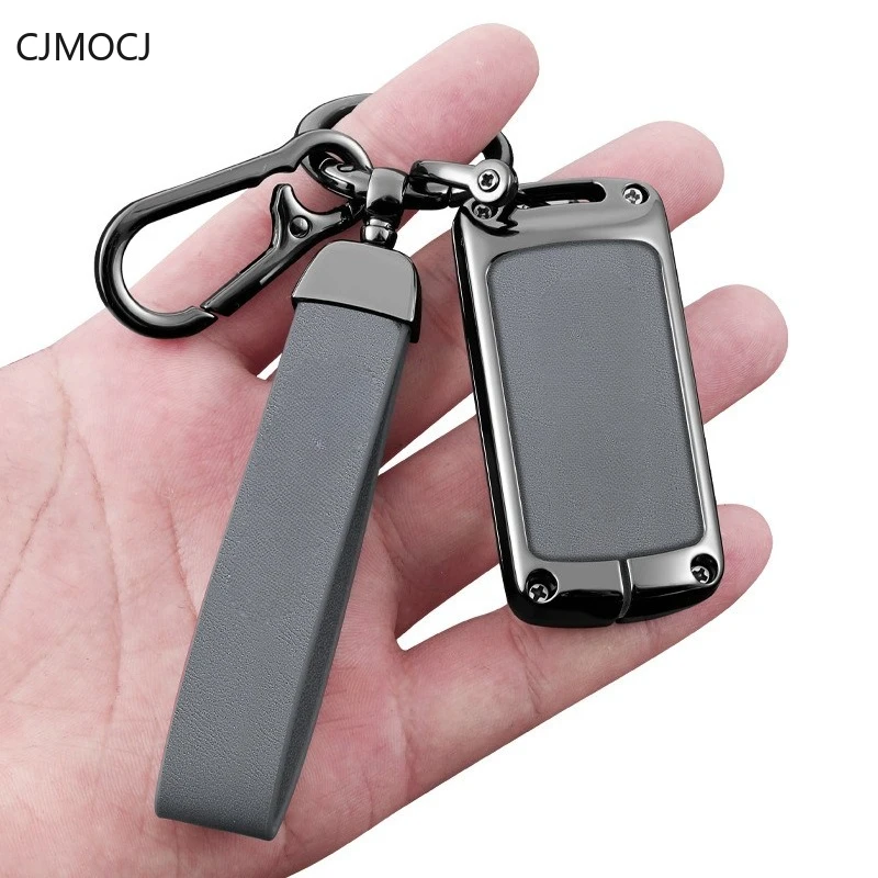 

Premium Zinc Alloy Key Cover Case for Yamaha NMAX155/NVX155 - Motorcycle Key Fob Protector Keybag Keychain