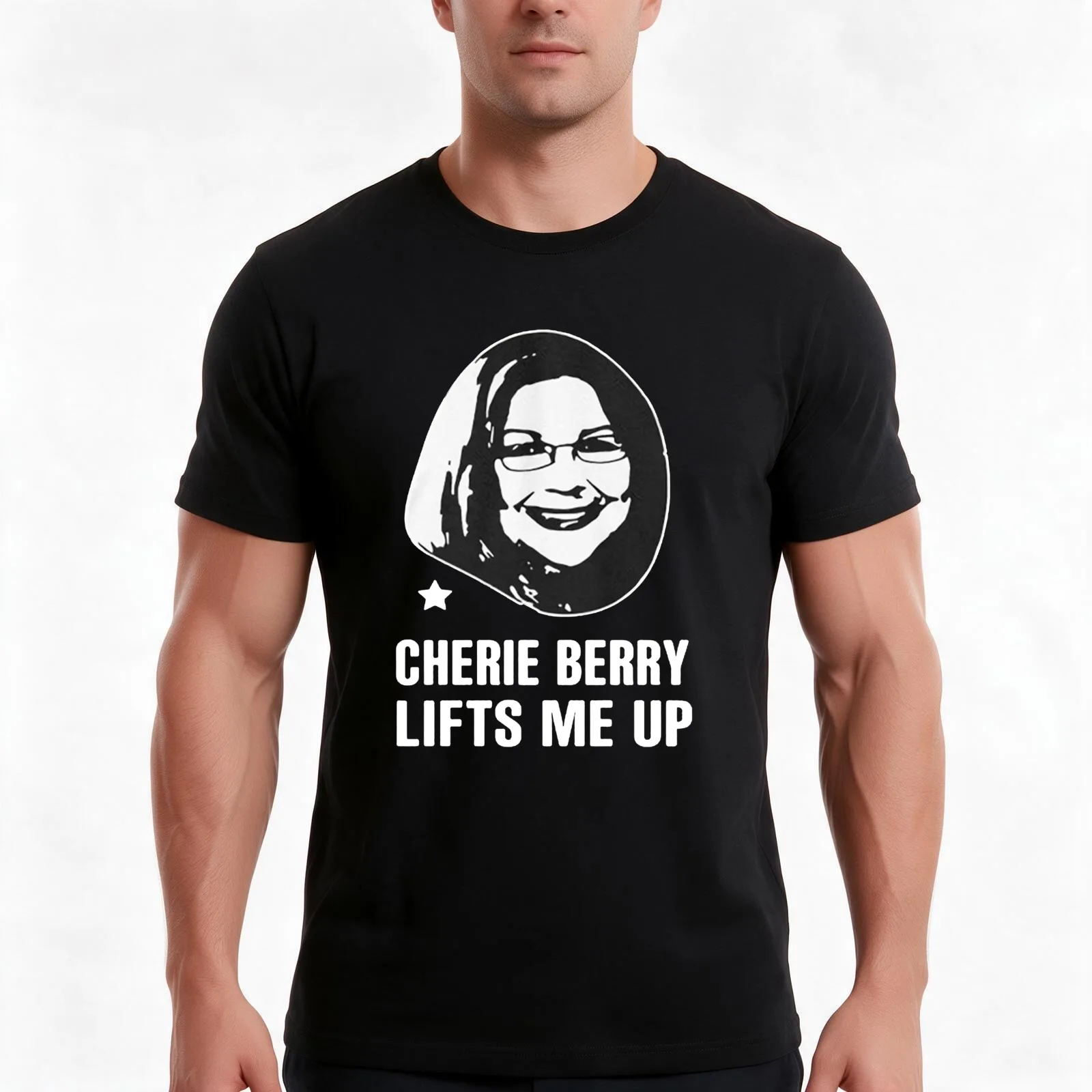 Cherie Berry Lifts Me Up T Shirts-4500 T-Shirt Summer Casual Cotton Tee, Unisex Men Women