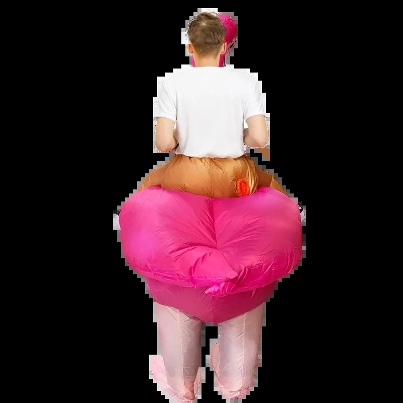 2026 Halloween Christmas Carnival Party Clothes Adult Role Playing Cartoon Inflatable Flamingo Costume Performance Props H X2CC7 view 5