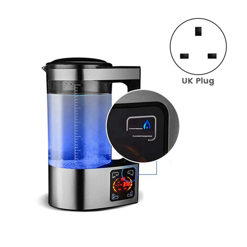 

ABAH-2L Electric Hydrogen Enriched Water Bottle Machine Water Filter Water Dispenser Hydrogen Water Generator UK Plug 220V Durab