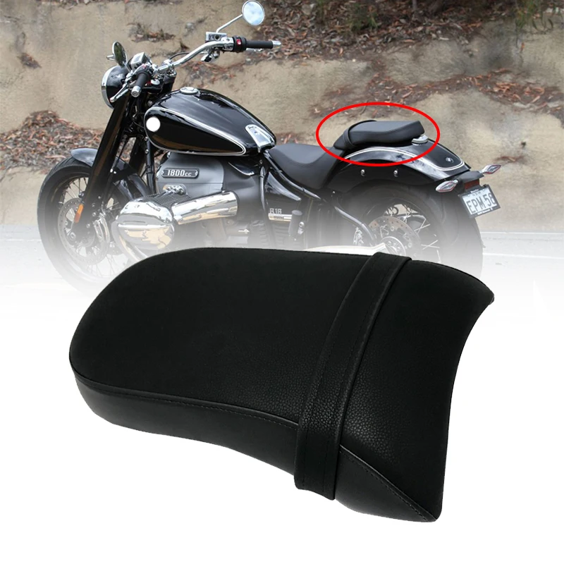 R18 Rear Passenger Seat Cushion Black Soft Artificial Leather Pad Cover Fit for BMW R18 R 18 2020 2021 Motorcycle Accessories