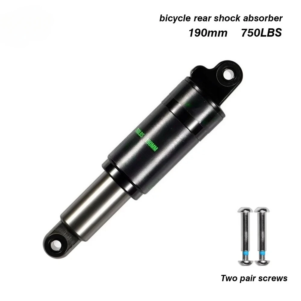 For MTB Rear Shock Absorber, Hydraulic Suspension, 120mm-200mm Travel, for 26/27.5/29 Inch Mountain Bike Downhill E-Bike