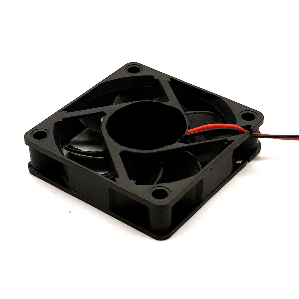 new 12V 2 Pin  6 CM 60 MM X 15 MM 6015 Fan For PC CPU System Cooling Cool Fan