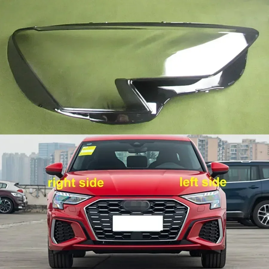 Voor Audi A3 2020 2021 Auto Accessoires Koplamp Transparante Lampenkap Lamp Shell Koplamp Lens Cover Plexiglas