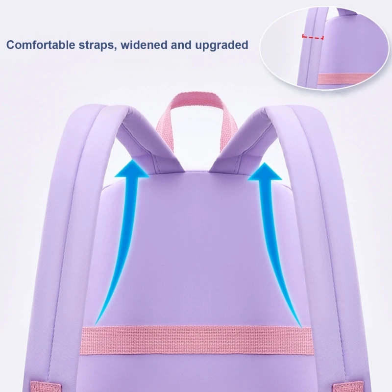 Mochila escolar encantadora para niñas, Bolsa Escolar Linda para niñas adolescentes, mujeres, estudiantes, mochilas de día casuales de viaje con alfileres y colgante