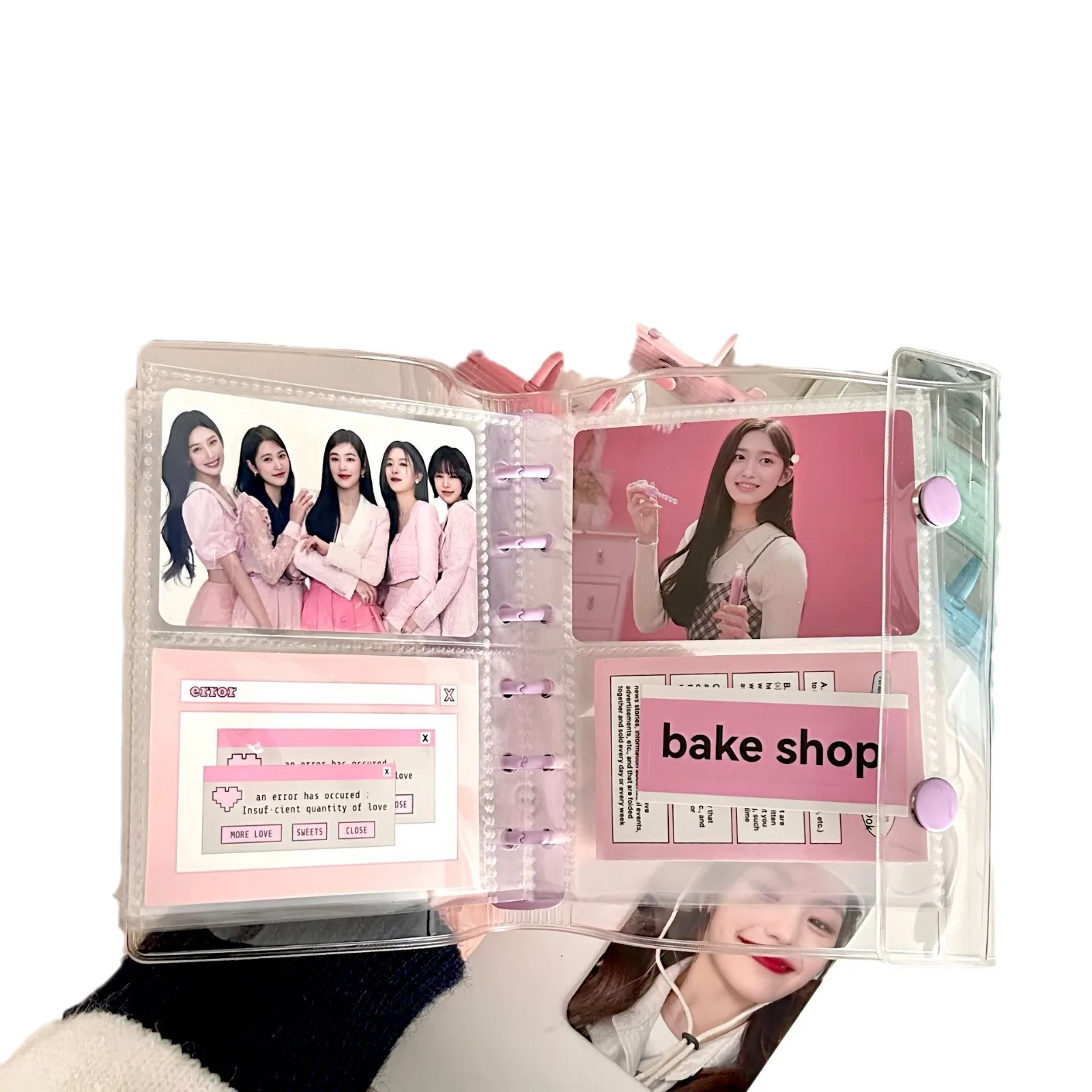 Binder Photo Album Kpop Photocard Holder Idol Card Collect Book Binding Machine Binder Photocards Kpop Albums Kpop Card Binder