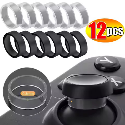 12/2X Joystick Protector Rubber Invisible Elastic Protective Ring for Playstation Portal Steam Deck ROG Controller Cover Ring