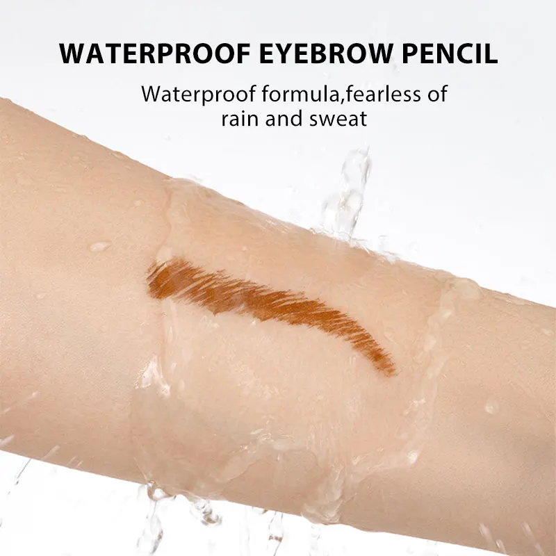 LOTTIEYA 4 Fork Tattoo Liquid Eyebrow Pen Waterproof Quick Drying Long Lasting Wild Brow Pencil Eyebrow Stencil Makeup Cosmetics