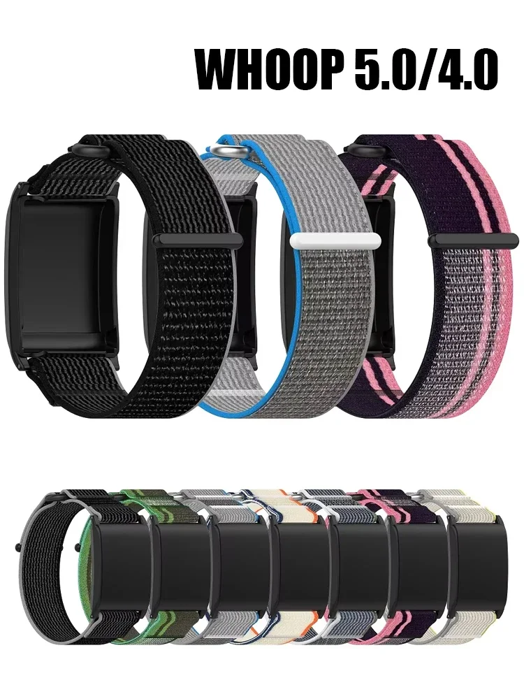 الأشرطة ل WHOOP 5.0 الفرقة 4.0 3.0 اكسسوارات الرياضة النايلون درب حلقة سوار كوريا معصمه استبدال حزام Whoop الفرقة 5.0