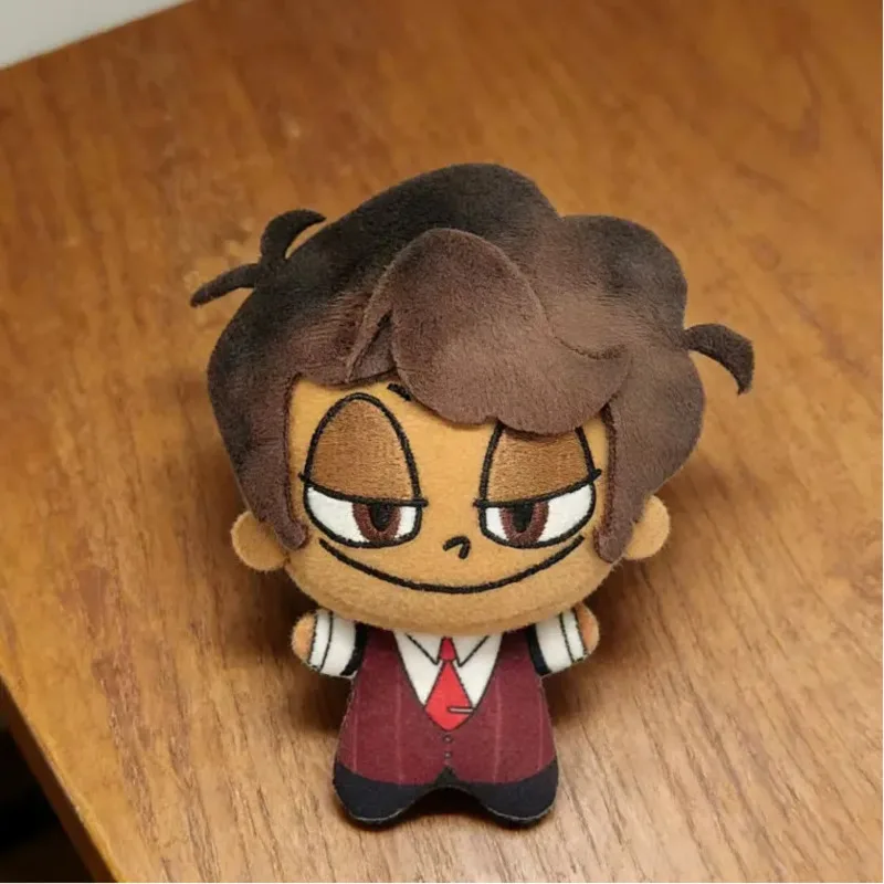 New Anime Hazbin Hotel Plush Doll Toy 10CM Carton Cute Alastor Periphery Bag Charm Keychain Decoration For Kid Gift